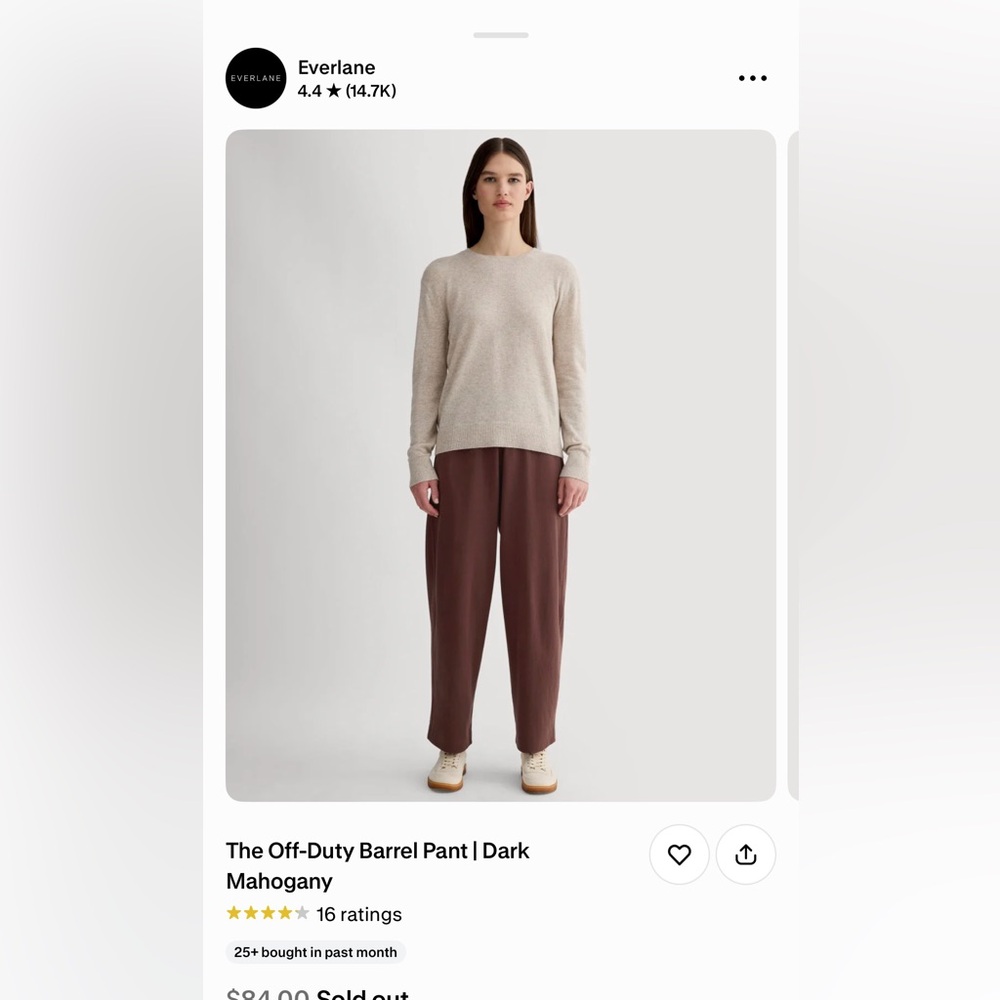 Everlane The Off-Duty Barrel Pant